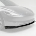 Real Carbon Fiber Front Lip Splitter for Tesla Model 3 Highland 2024+