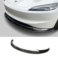 Real Carbon Fiber Aero Front Lip Spoiler for Model 3 Highland 2024+