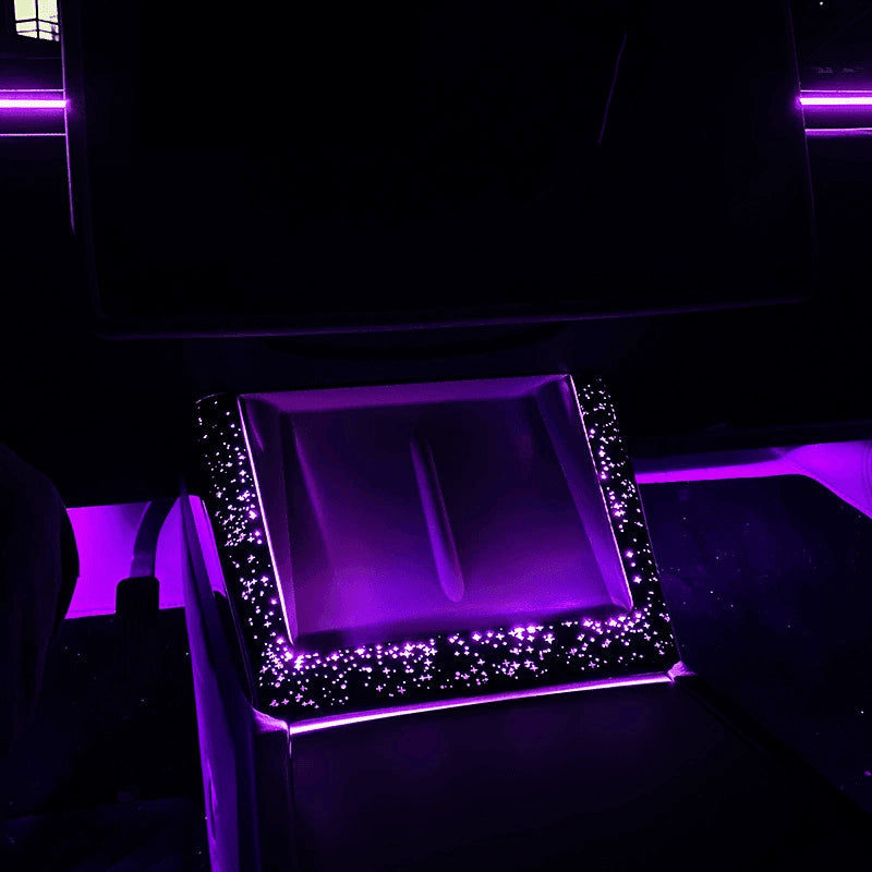 Starry Galaxy Wireless Charging Port Ambient Light for Model 3 Highland / Model Y Juniper