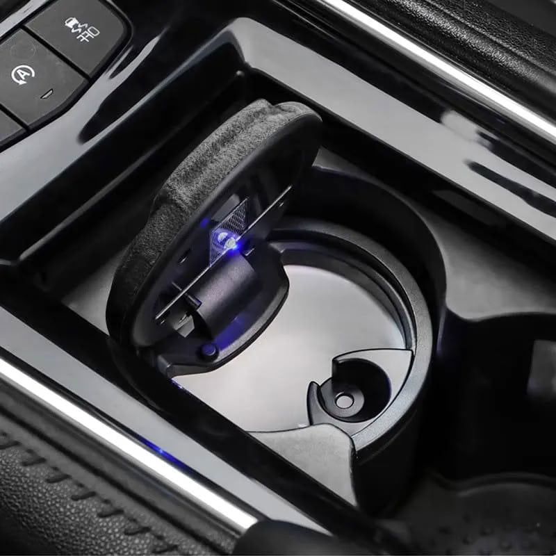 Cup Holder Suede Ashtray for All Tesla Models