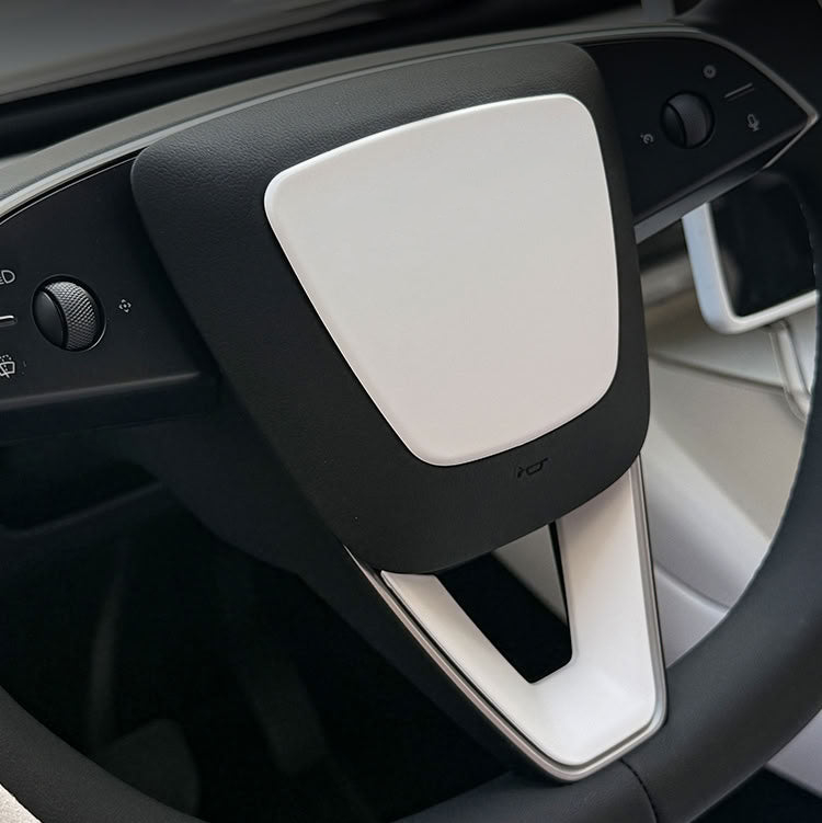 Steering Wheel Trim Cover for Tesla Model 3 Highland  Model Y Juniper（Combo pack）