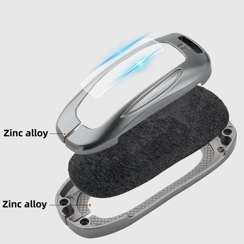 Tesla Model X Key Fob Cover - Aluminum Alloy Protective Case
