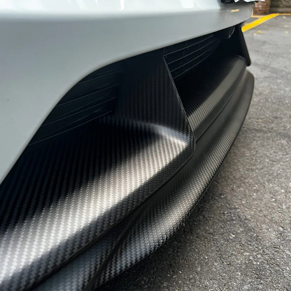 2025+ Model Y Juniper Carbon Fiber Front Lip Splitterc- High Performance Exterior Upgrade (Glossy/Matte)