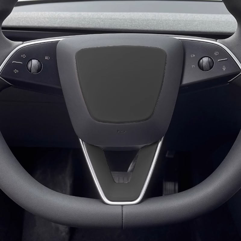 Steering Wheel Trim Cover for Tesla Model 3 Highland  Model Y Juniper（Combo pack）