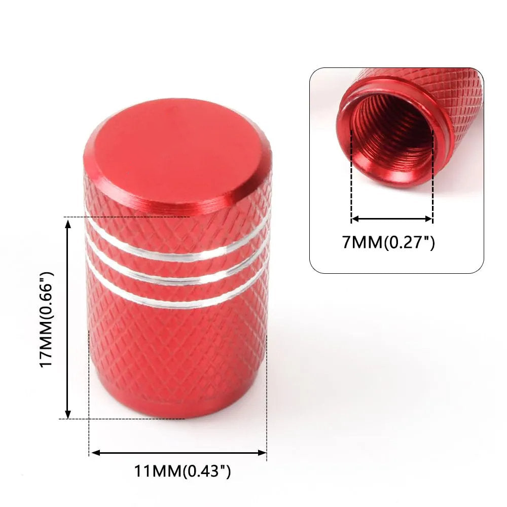 Tesla Valve Stem Caps (4 Pcs)