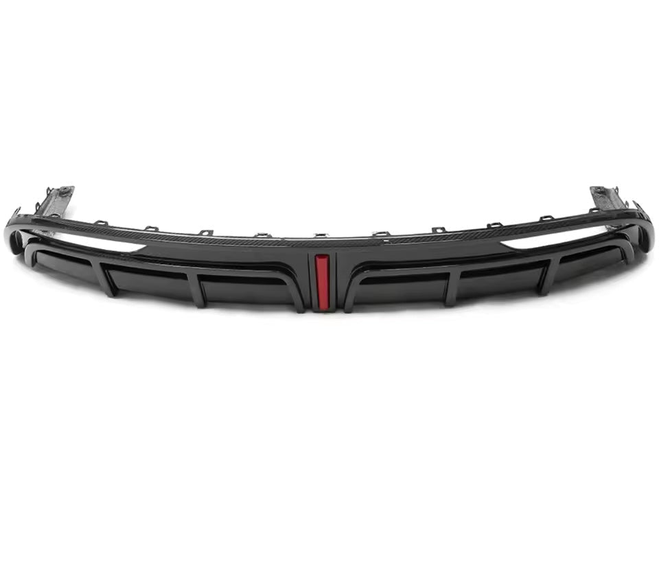 Real Carbon Fiber Rear Diffuser for Tesla Model 3 Highland 2024+