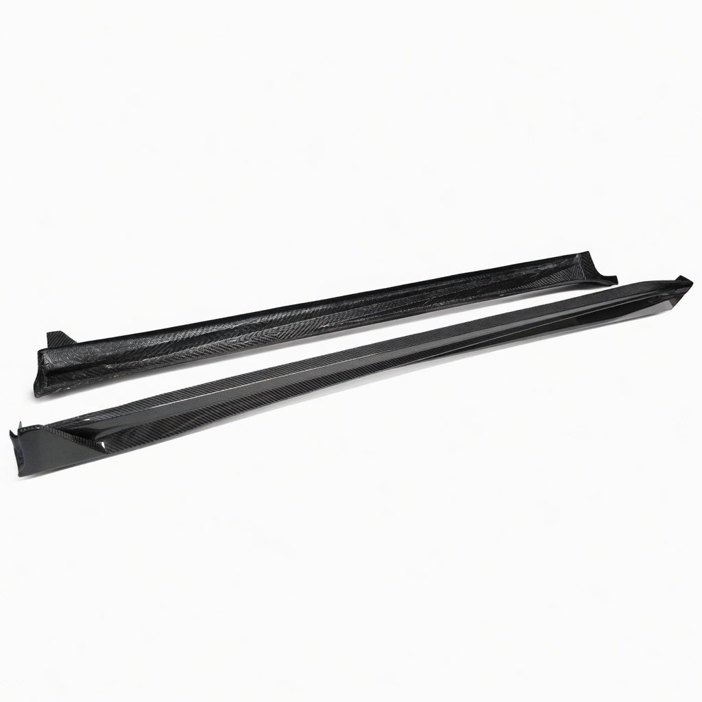 Dry Carbon Fiber Side Skirts for Model Y Juniper - High Performance Exterior Upgrade
