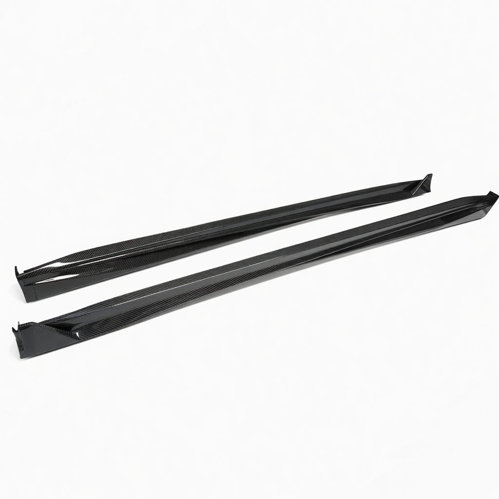 Dry Carbon Fiber Side Skirts for Model Y Juniper - High Performance Exterior Upgrade