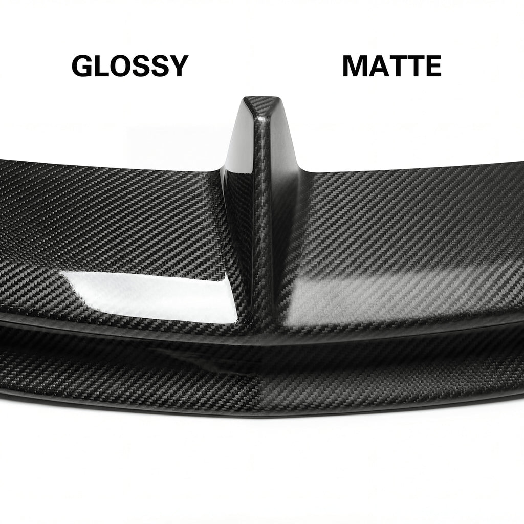 2025+ Model Y Juniper Carbon Fiber Front Lip Splitterc- High Performance Exterior Upgrade (Glossy/Matte)