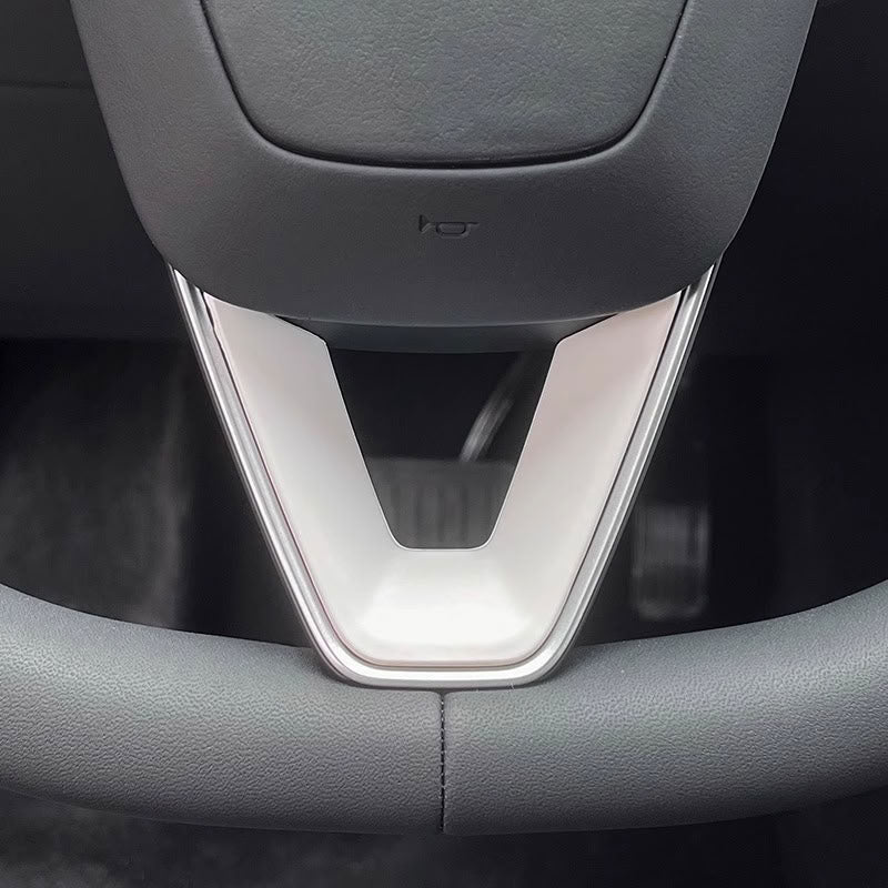 Steering Wheel Trim Cover for Tesla Model 3 Highland  Model Y Juniper（Combo pack）