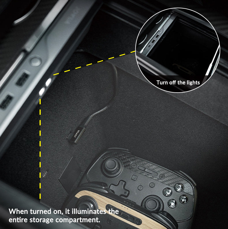 Center Console USB Hub Dock Expansion Station for Tesla Model S / X / Plaid