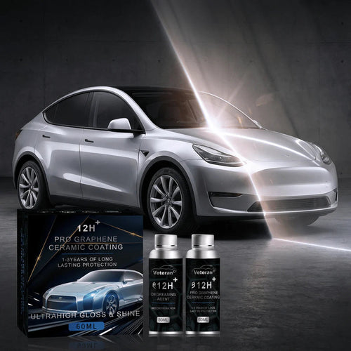 12H Graphene Ceramic Coating & Degreaser Kit | Mirror Shine & Hydrophobic