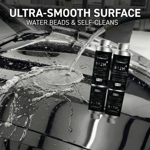 12H Graphene Ceramic Coating & Degreaser Kit | Mirror Shine & Hydrophobic