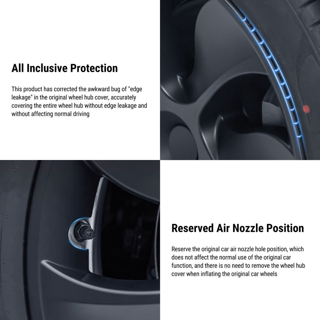 18″ 19″ 20″ Wheel Covers for Tesla Model 3 / Model Y (4PCS)
