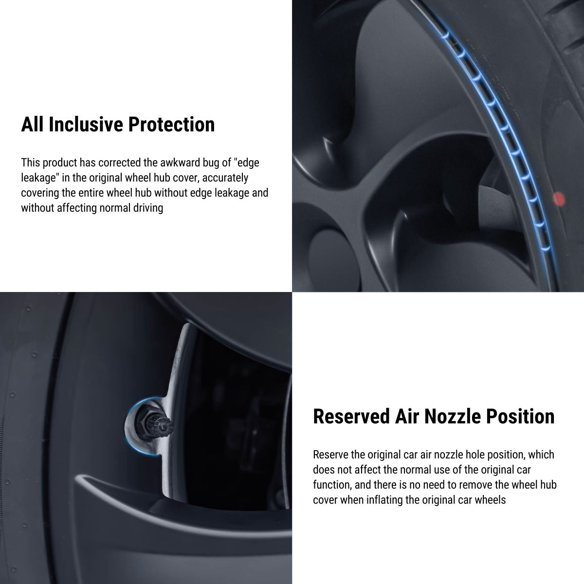 18″ 19″ 20″ Wheel Covers for Tesla Model 3 / Model Y (4PCS)