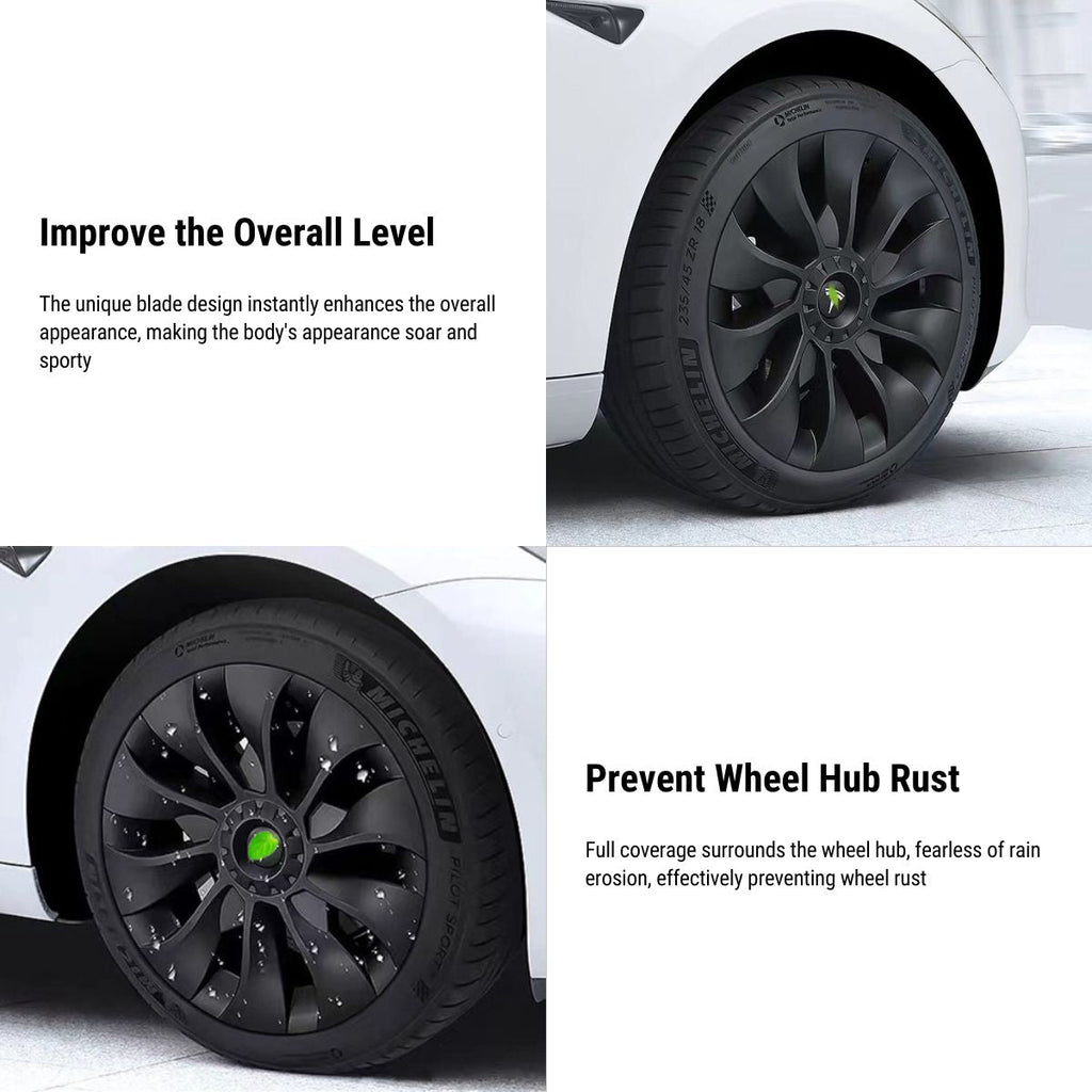 18″ 19″ Hubcaps for Model 3/Y (4PCS)