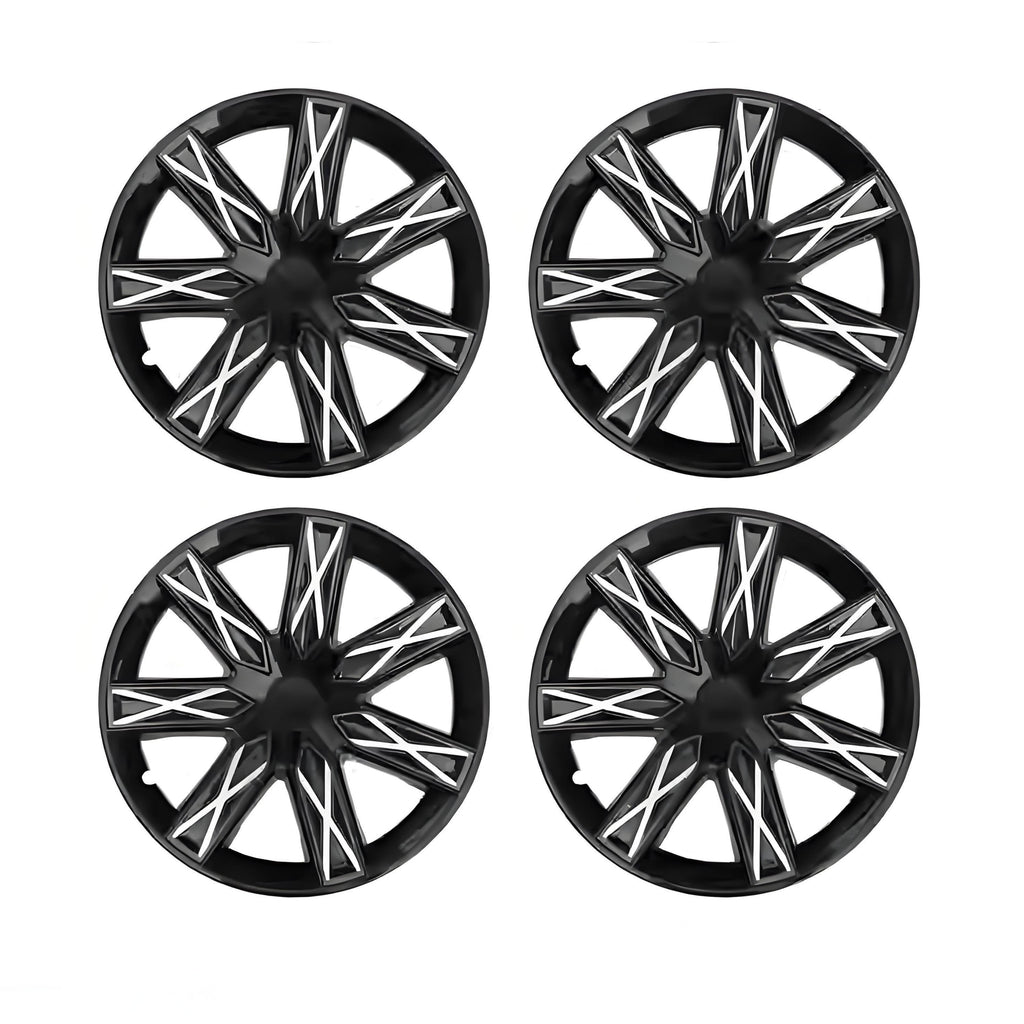 19 Double Star ABS Wheel Covers for Model Y Gemini | 4-Piece Set | Aerodynamic | Weather-Resistant