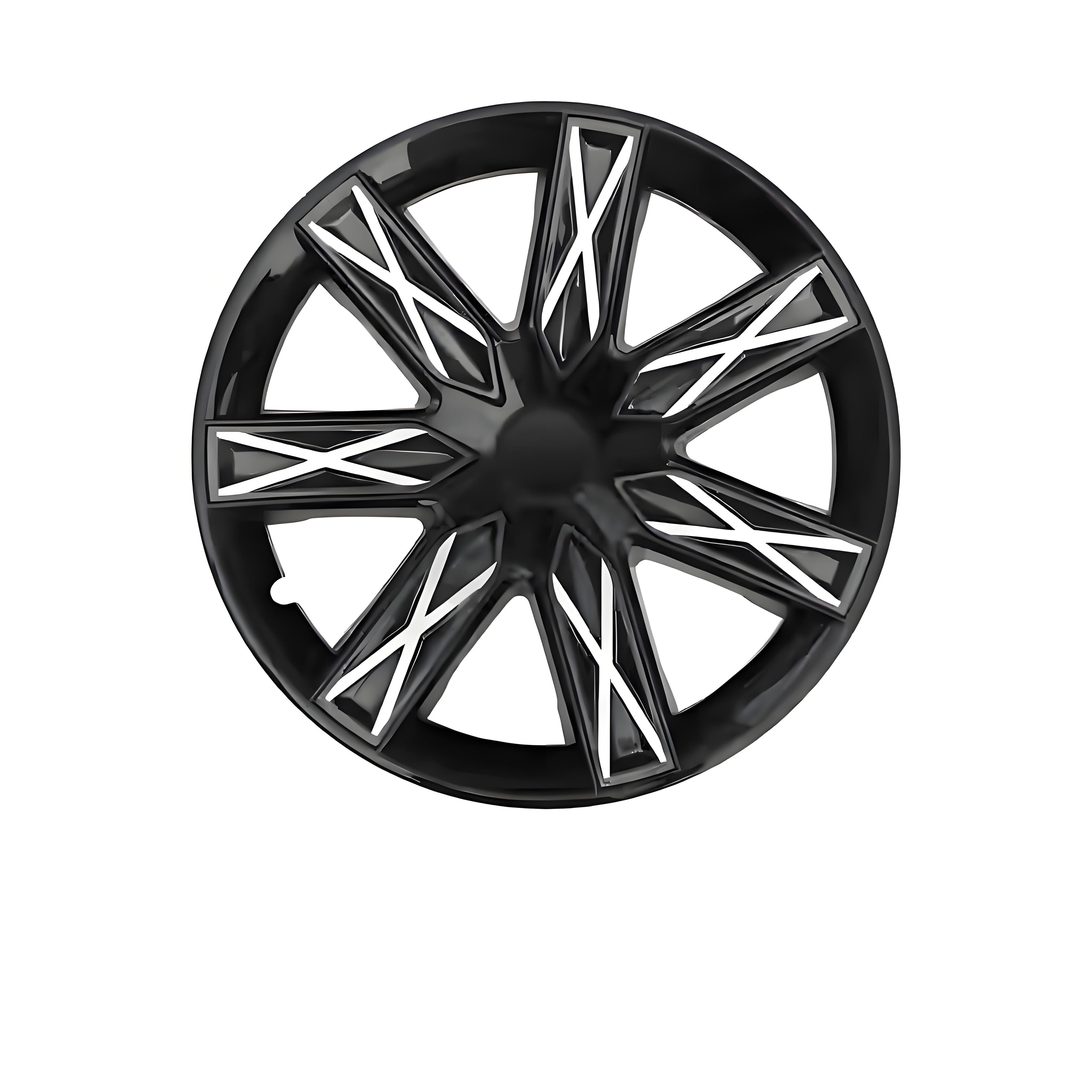 19 Double Star ABS Wheel Covers for Model Y Gemini | 4-Piece Set | Aerodynamic | Weather-Resistant