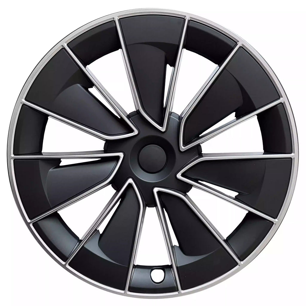 19 Gemini Performance-Style ABS Wheel Hubcaps for Model Y | 4-Piece Set | 5 Colors | 2 Styles | Tool-Free Install