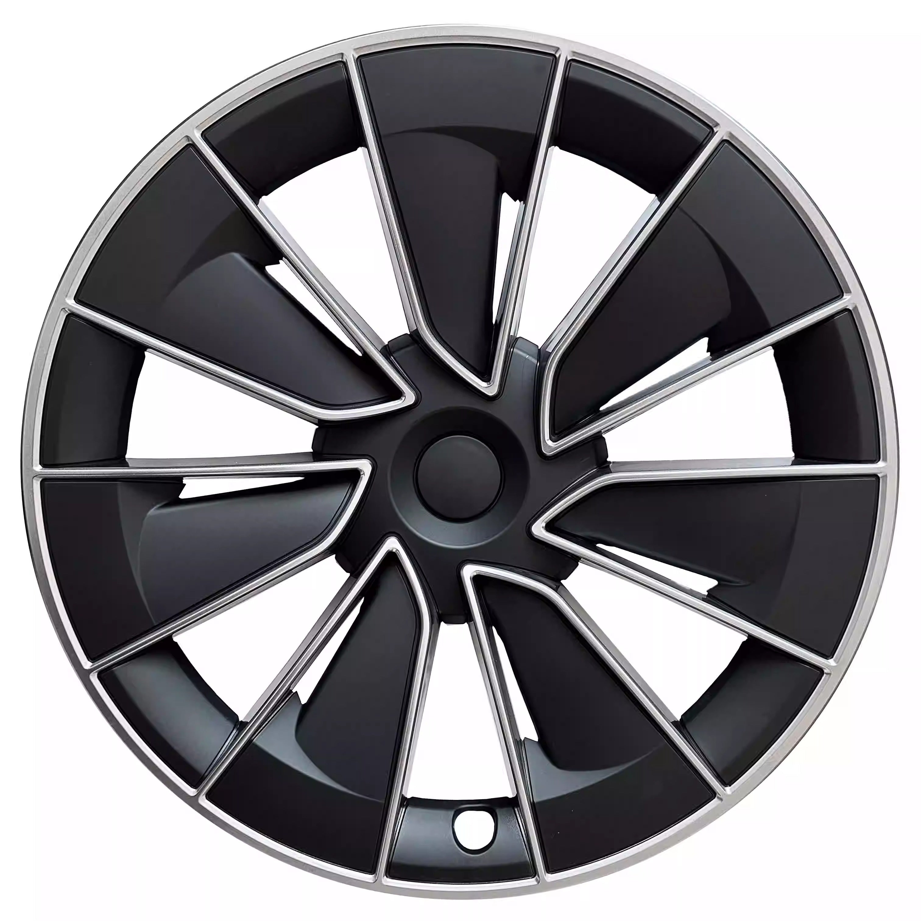 19 Gemini Performance-Style ABS Wheel Hubcaps for Model Y | 4-Piece Set | 5 Colors | 2 Styles | Tool-Free Install