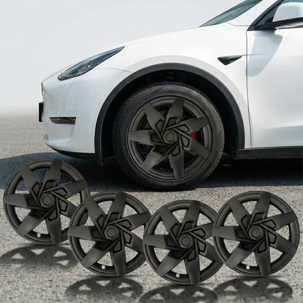 19-Inch Battleship Style Wheel Covers for Model Y (2020-2024) |  Hubcaps