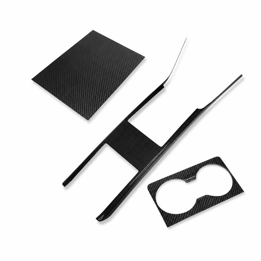 Dry Carbon Fiber Interior Trim Kit for Tesla Model S/X 2022-2025