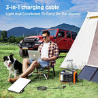 3-in-1 Car Charging Power Cable for Starlink Mini