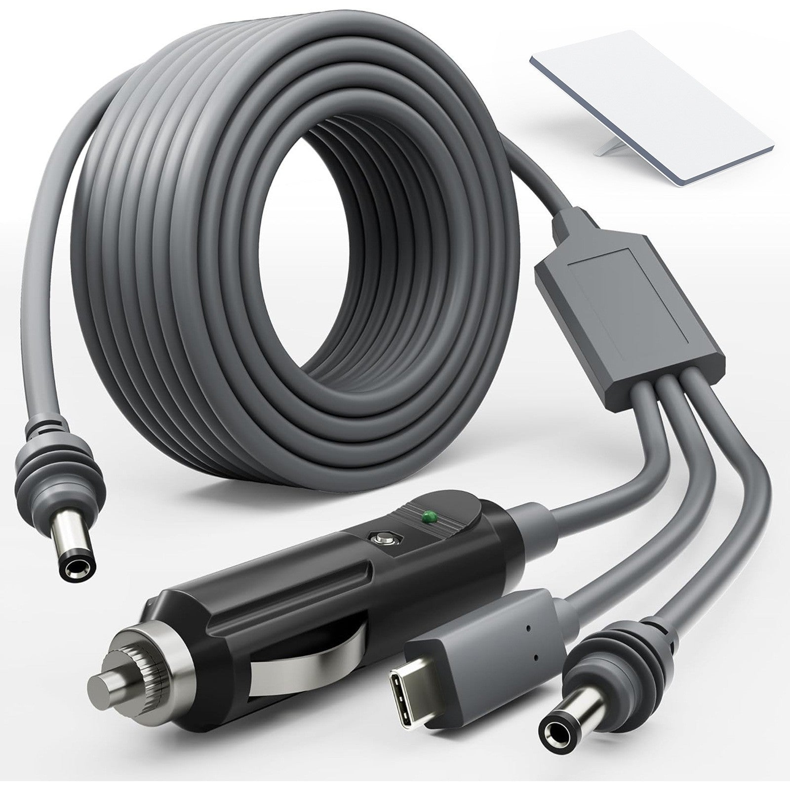 3-in-1 Car Charging Power Cable for Starlink Mini