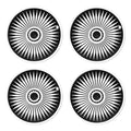 4Pcs Wheel Caps Suitable for Tesla Model Y 19-Inch Rims