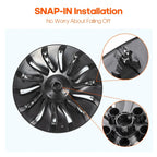 4 Pcs Wheel Covers for Tesla Model Y 19-Inch Wheels