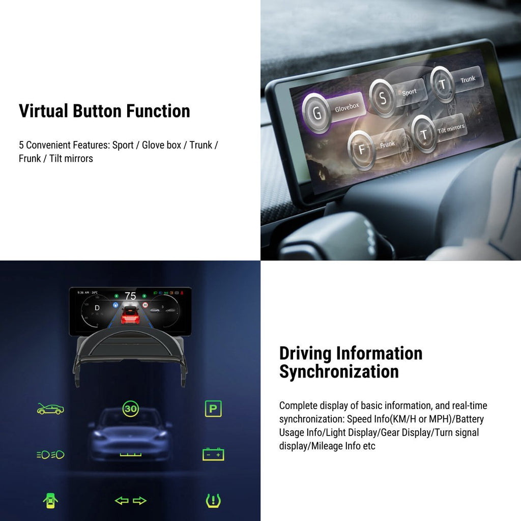 6.2'' Dashboard Screen Display for Tesla Model 3 / Model Y