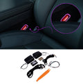 64-Color RGB Seat Belt Buckle Ambient Light Kit for Tesla Model 3 Highland & Model Y Juniper