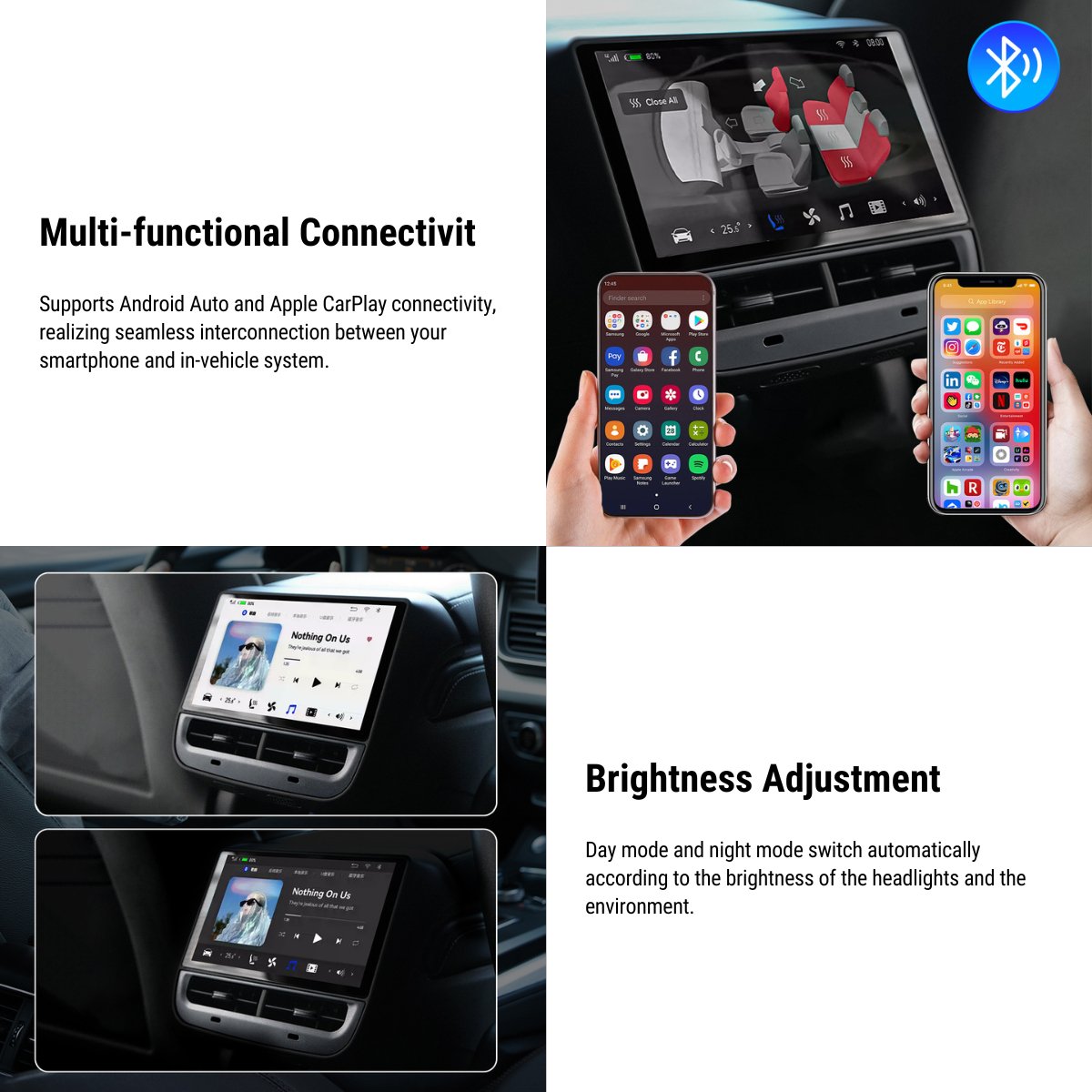 7‘’ Rear Entertainment System for Tesla Model Y / 3