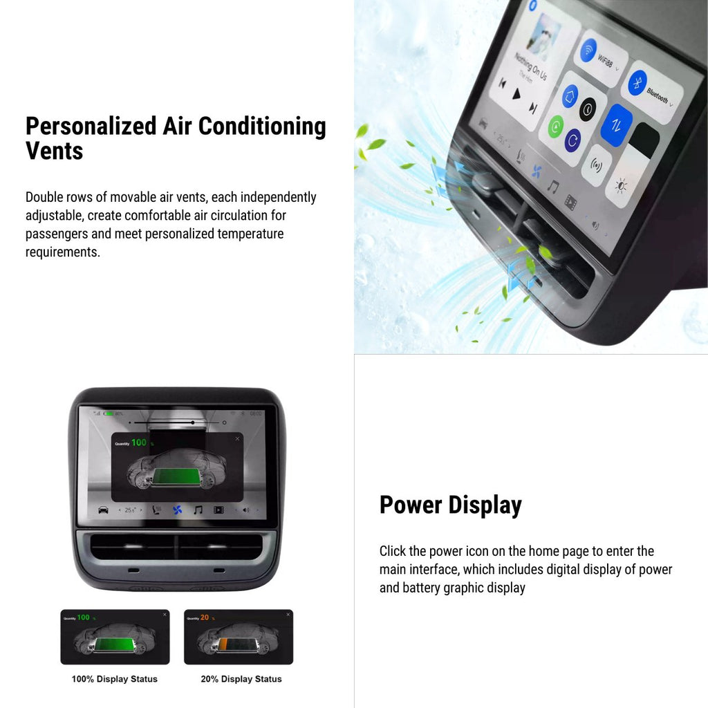 7‘’ Rear Entertainment System for Tesla Model Y / 3
