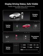 9 Inch Screen Dashboard Display With Carplay & Android Auto for Tesla Model 3 / Model Y