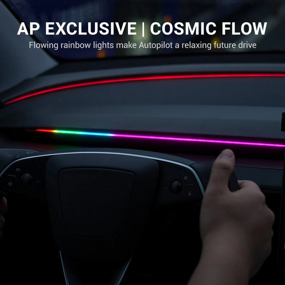 Dashboard RGB Lights with Integrated BSD System for Model 3/Y