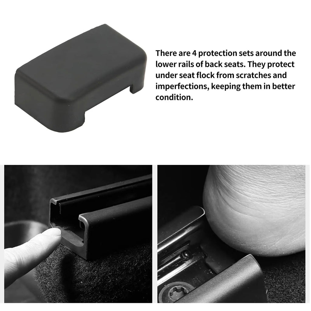 Car Slide Rails Anti-Kick Plugs Suitable for Tesla Model 3/Y