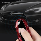 Carbon Fiber Key Fob Cover For Tesla Model S（2012-2018)