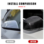 Carbon Fiber Side Mirror Covers (1 Pair) for Tesla Model 3 (2017-2023.10) / Model Y (2020-2024)