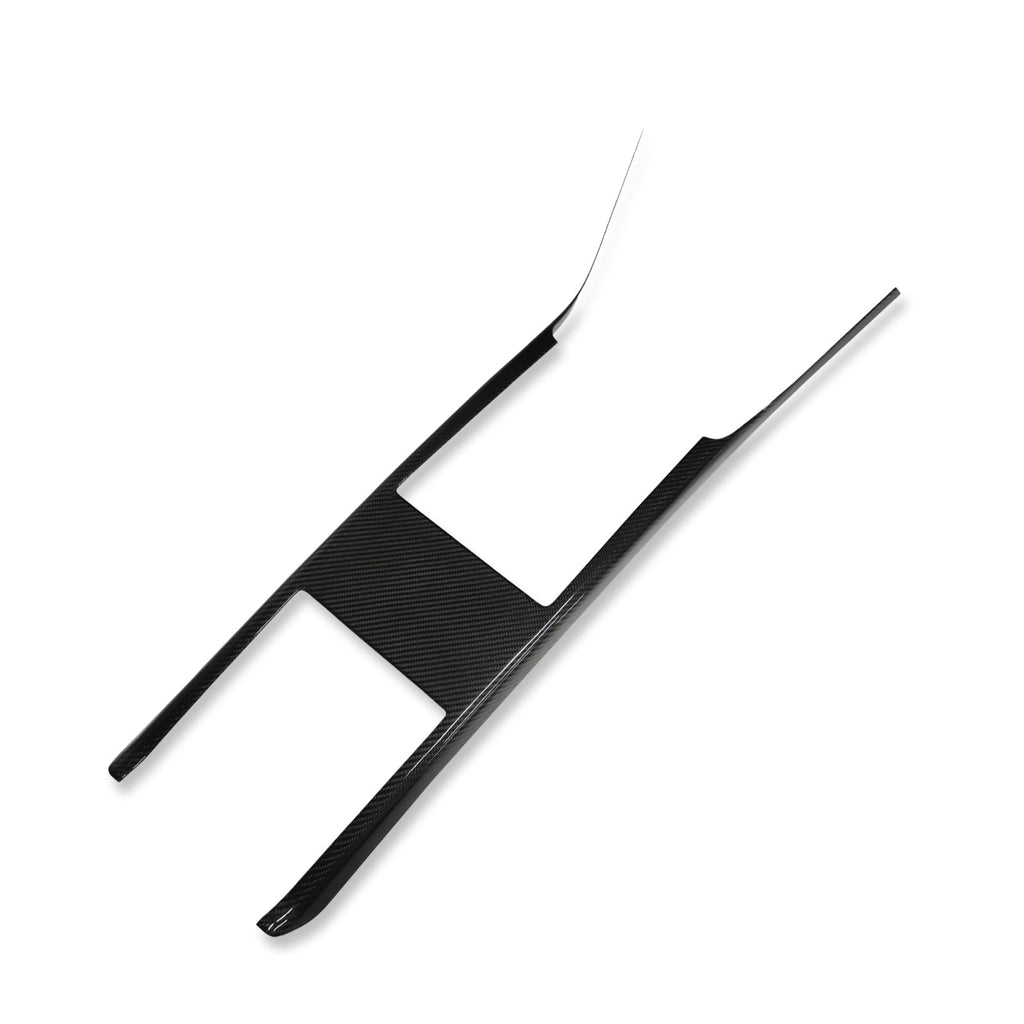 Carbon Fiber Center Console Trim Panel for Tesla Model S/X 2022+