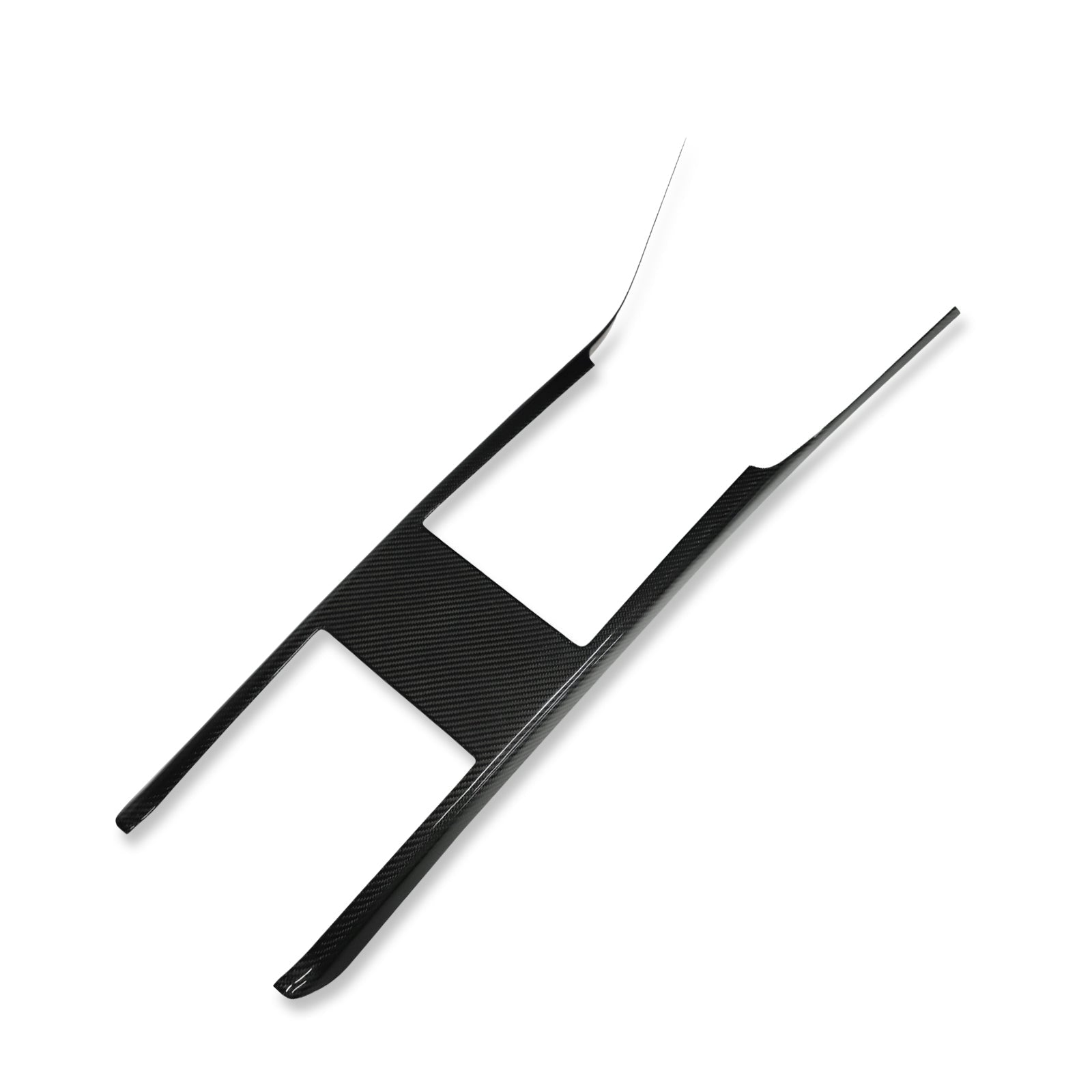 Carbon Fiber Center Console Trim Panel for Tesla Model S/X 2022+