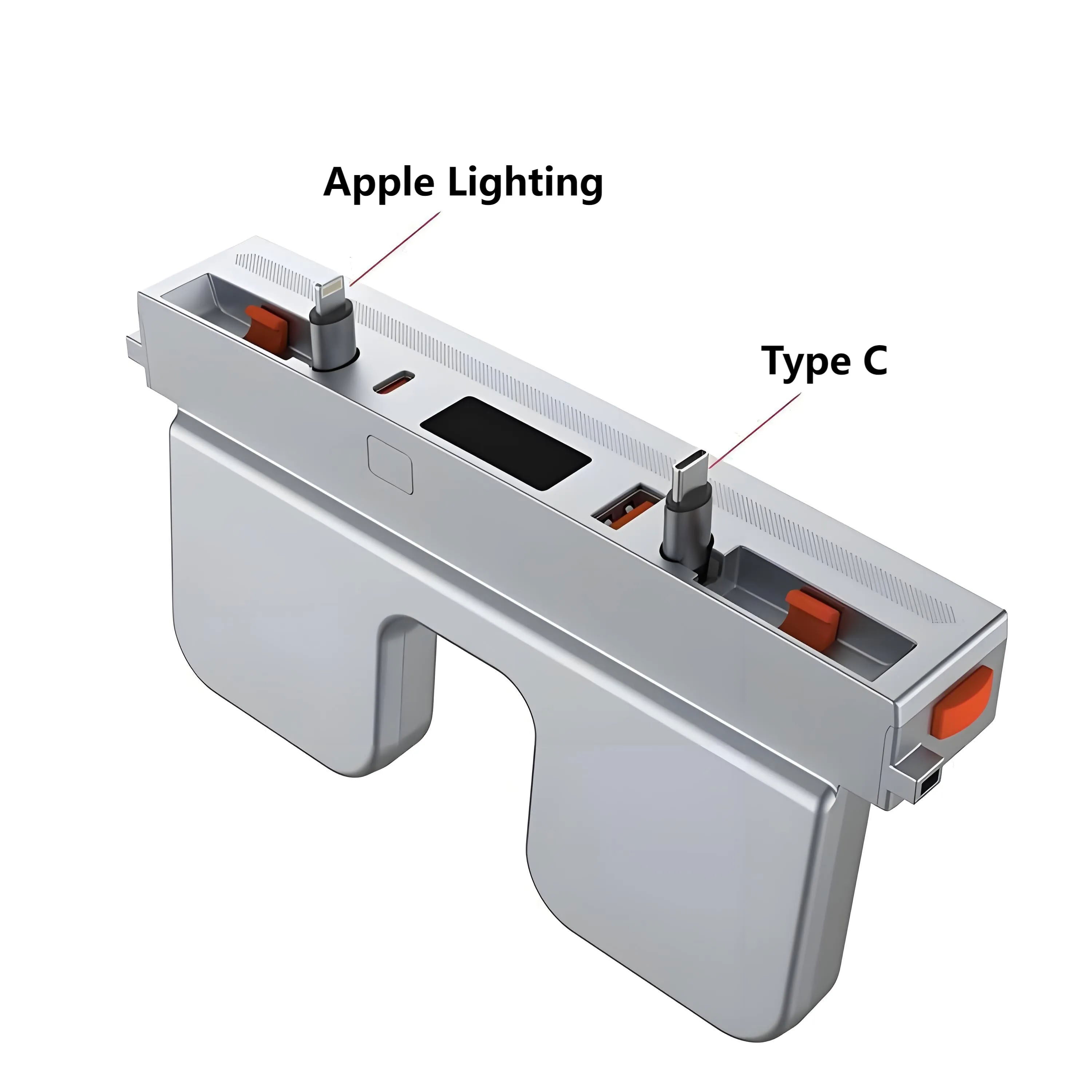 Center Console Ambient Light USB Hub Tesla Model Y Juniper / Model 3 Highland