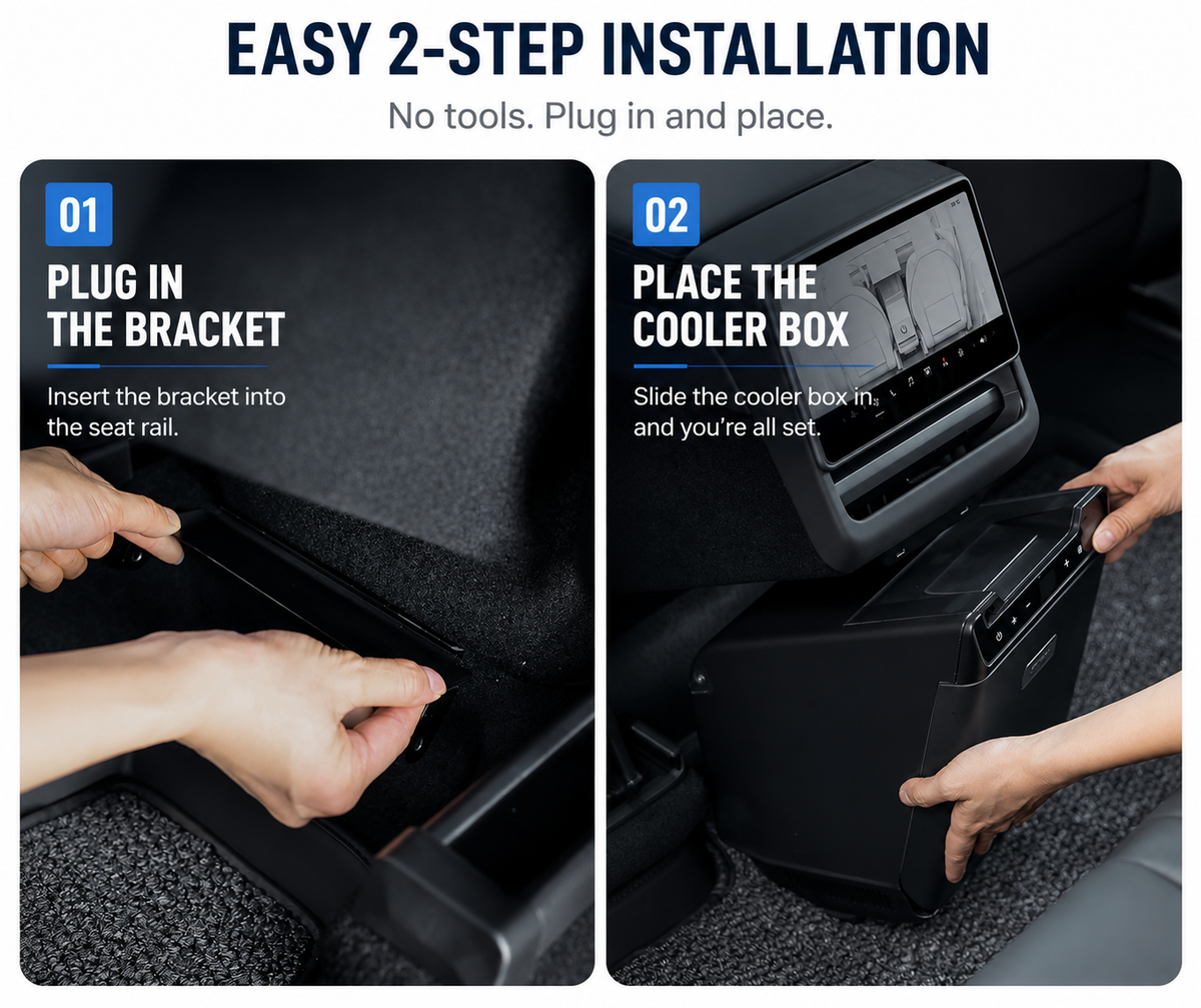 Rear Seat Mini Fridge for Tesla Model Y Juniper 2025+
