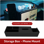 Rear Screen Storage Box for Tesla Model 3/Y