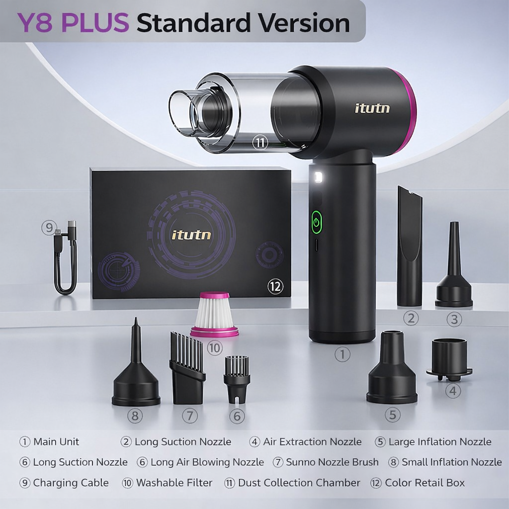 120W 12000pa Handheld Portable Vacuum Cleaner