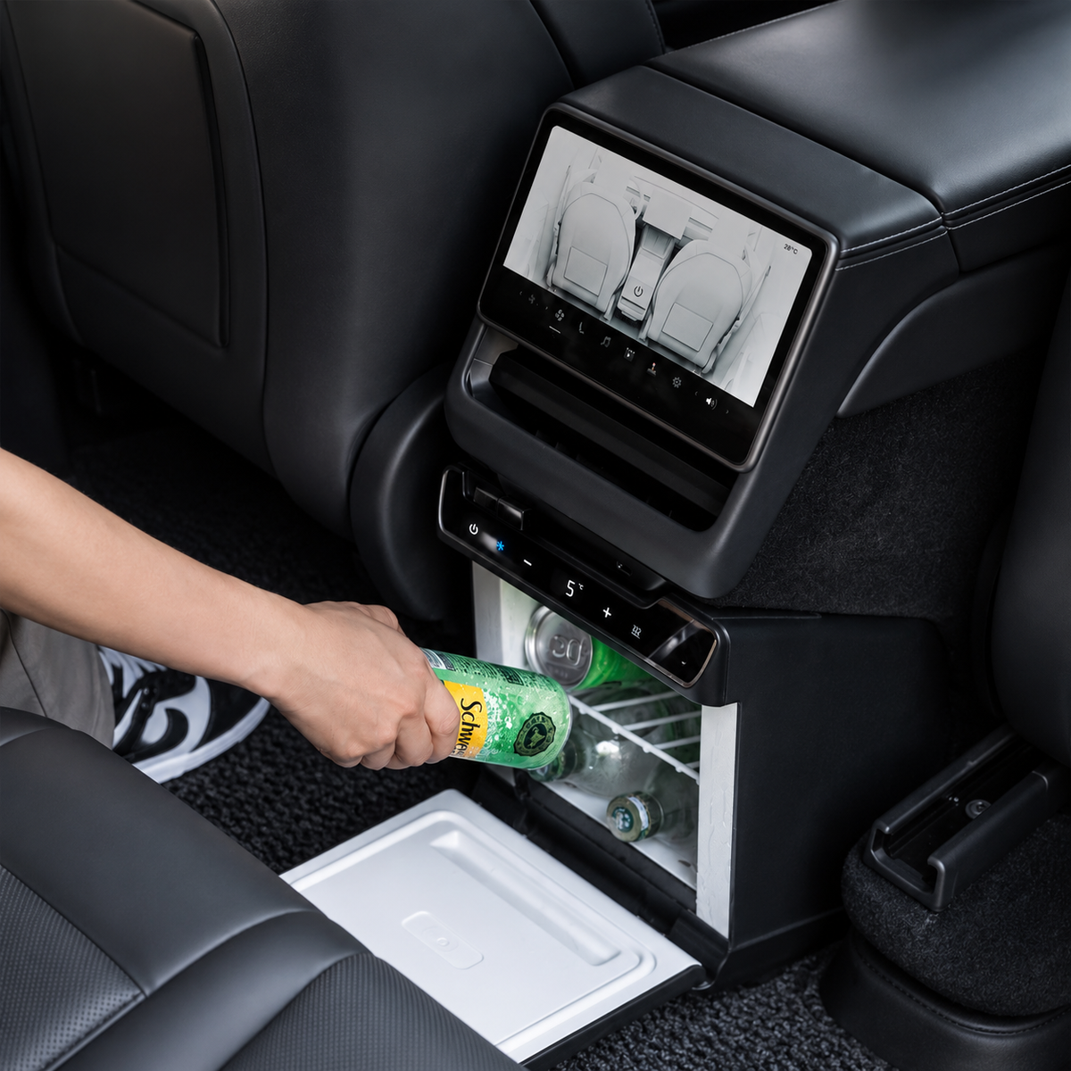 Rear Seat Mini Fridge for Tesla Model Y Juniper 2025+