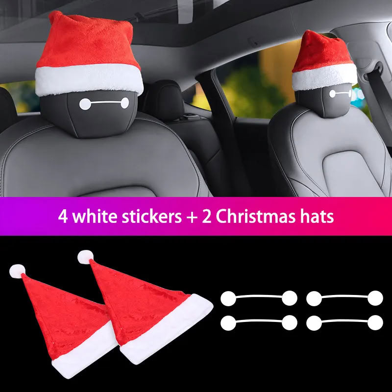Christmas Hat for Tesla Model 3/X/S/Y Seats