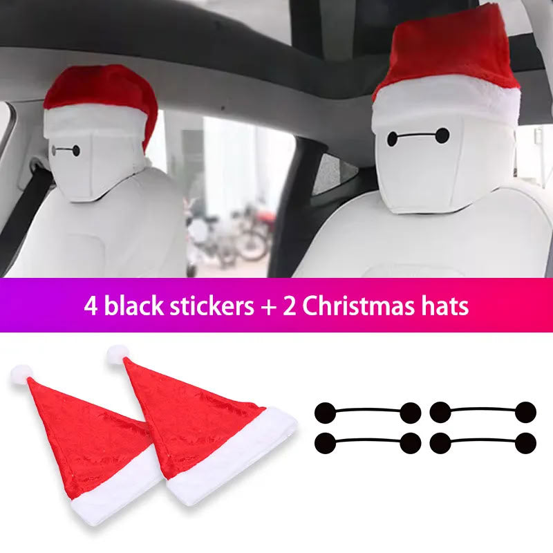 Christmas Hat for Tesla Model 3/X/S/Y Seats