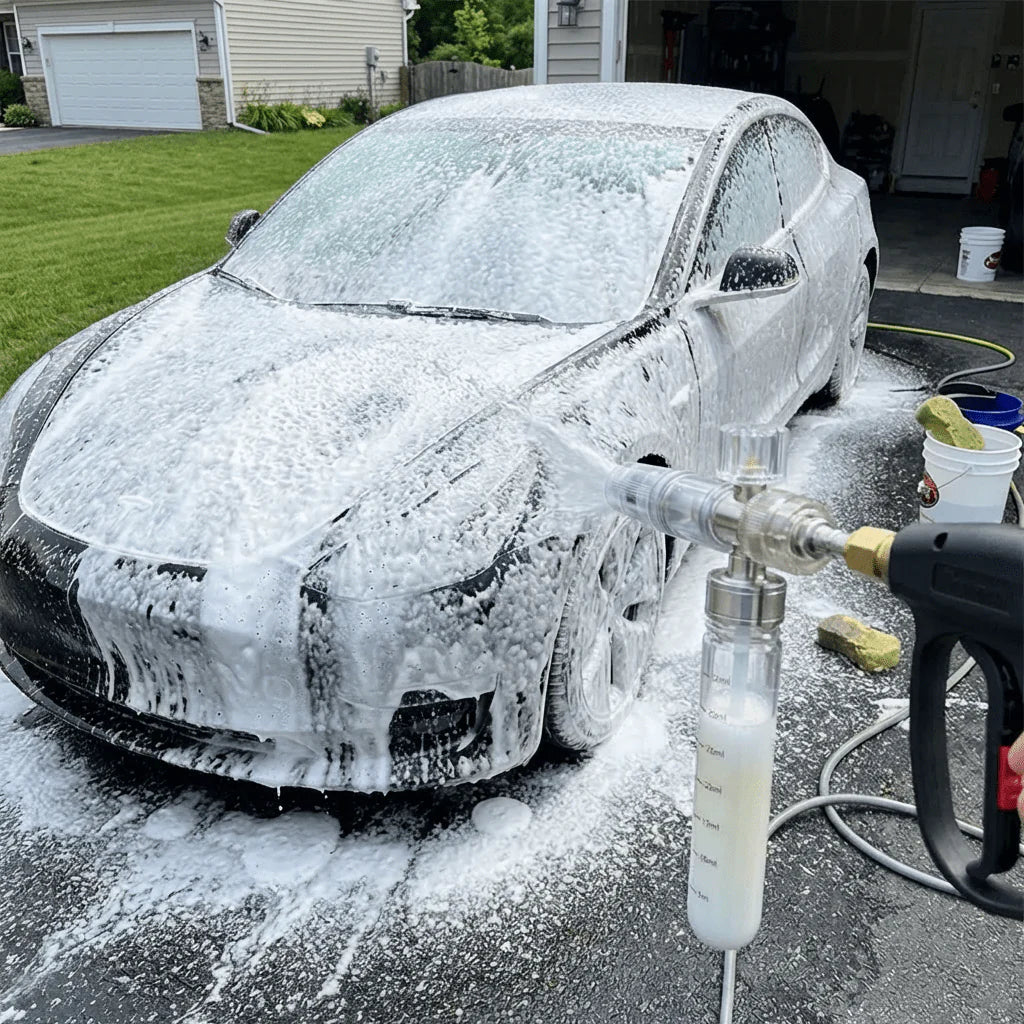 Compact Foam Cannon | Fast & Convenient Car Wash Tool with 1/4" Quick Connect