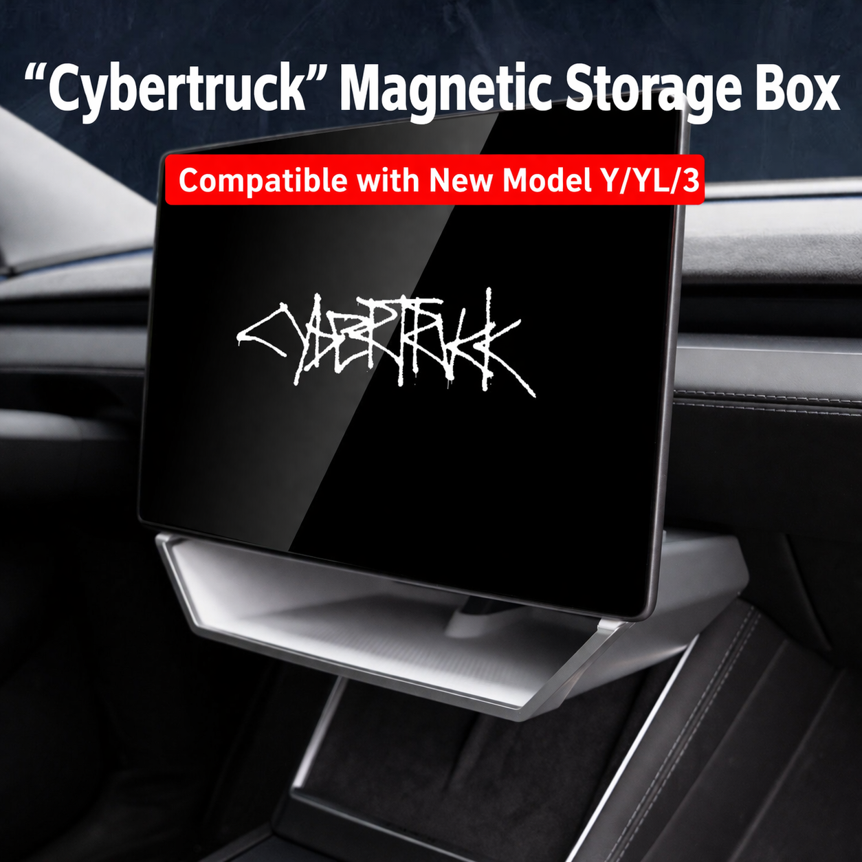 Compatible with Model 3 Highland/Y Juniper Cybertruck Under-Screen Storage Box